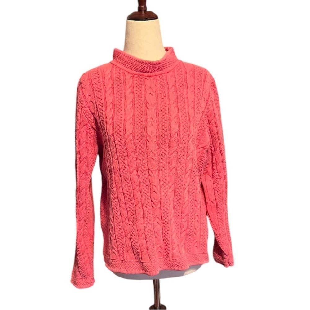 Vintage L.L. Bean Cable knit Sweater - Picture 3 of 4